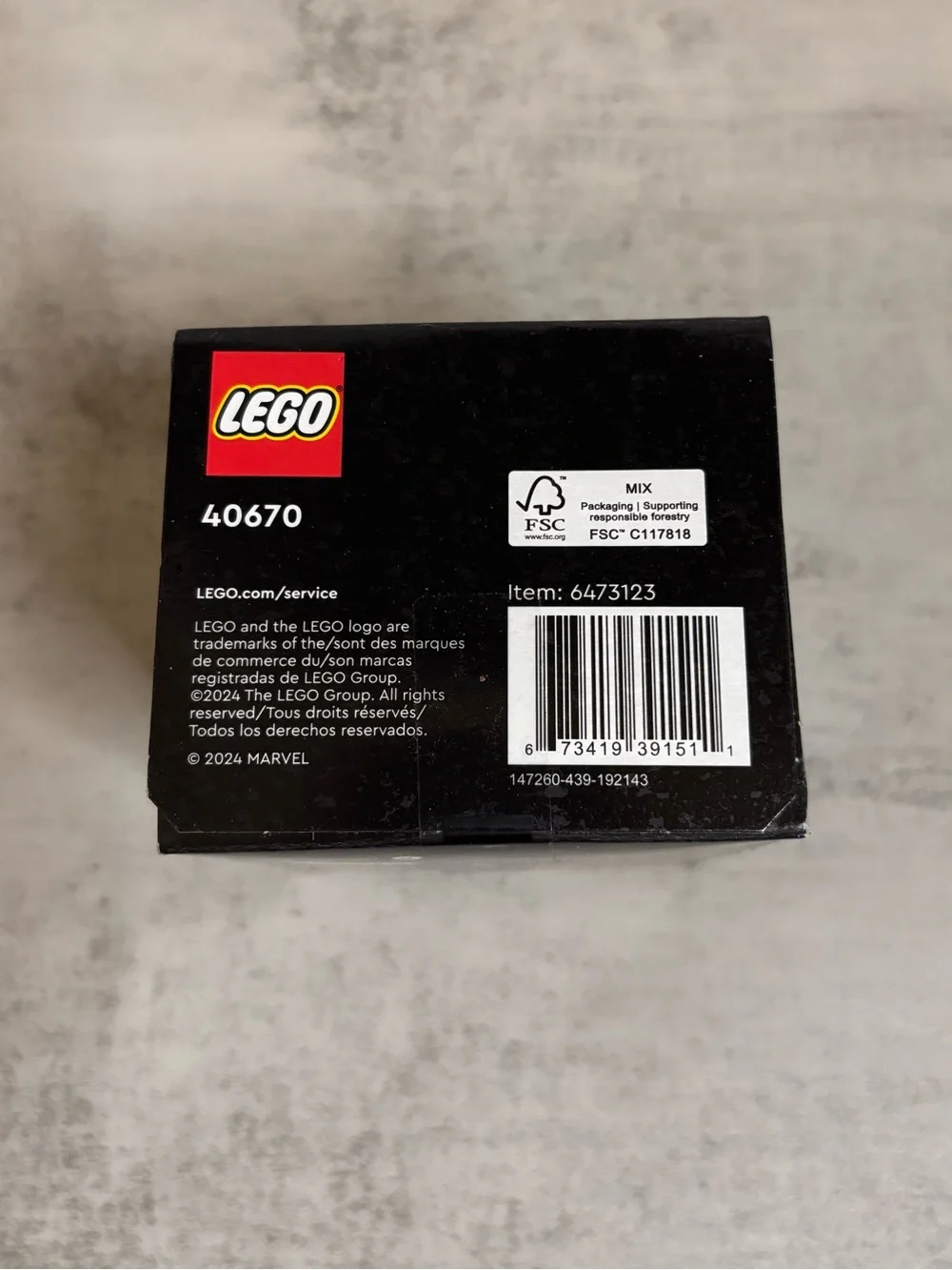 Lego Marvel BrickHeadz Iron Spider-Man Set (#40670)